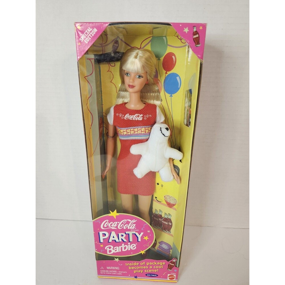 Barbie Doll Mattel Special Edition #22964 1998 COCA COLA PARTY NIB